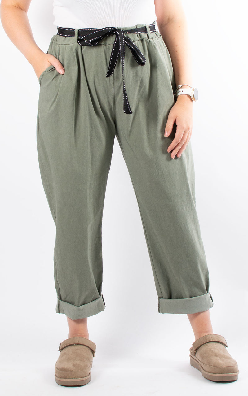 Mom Style Magic Trousers | Khaki