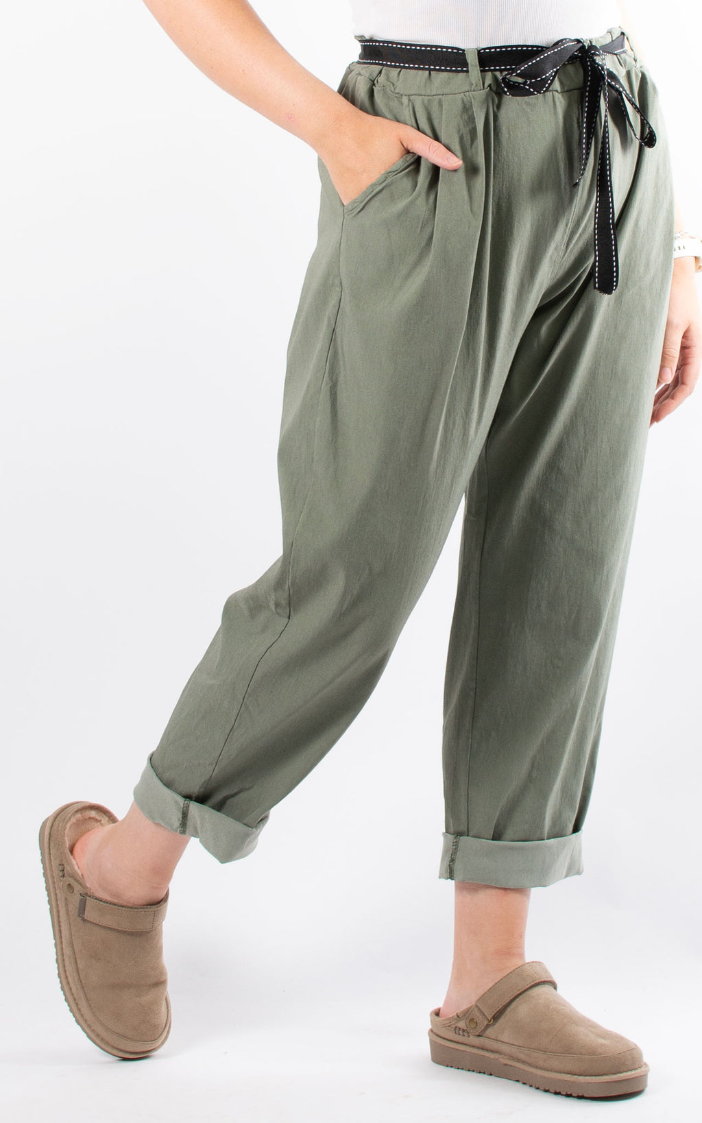 Mom Style Magic Trousers | Khaki