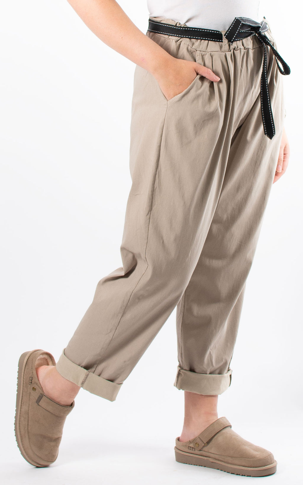 Mom Style Magic Trousers | Taupe