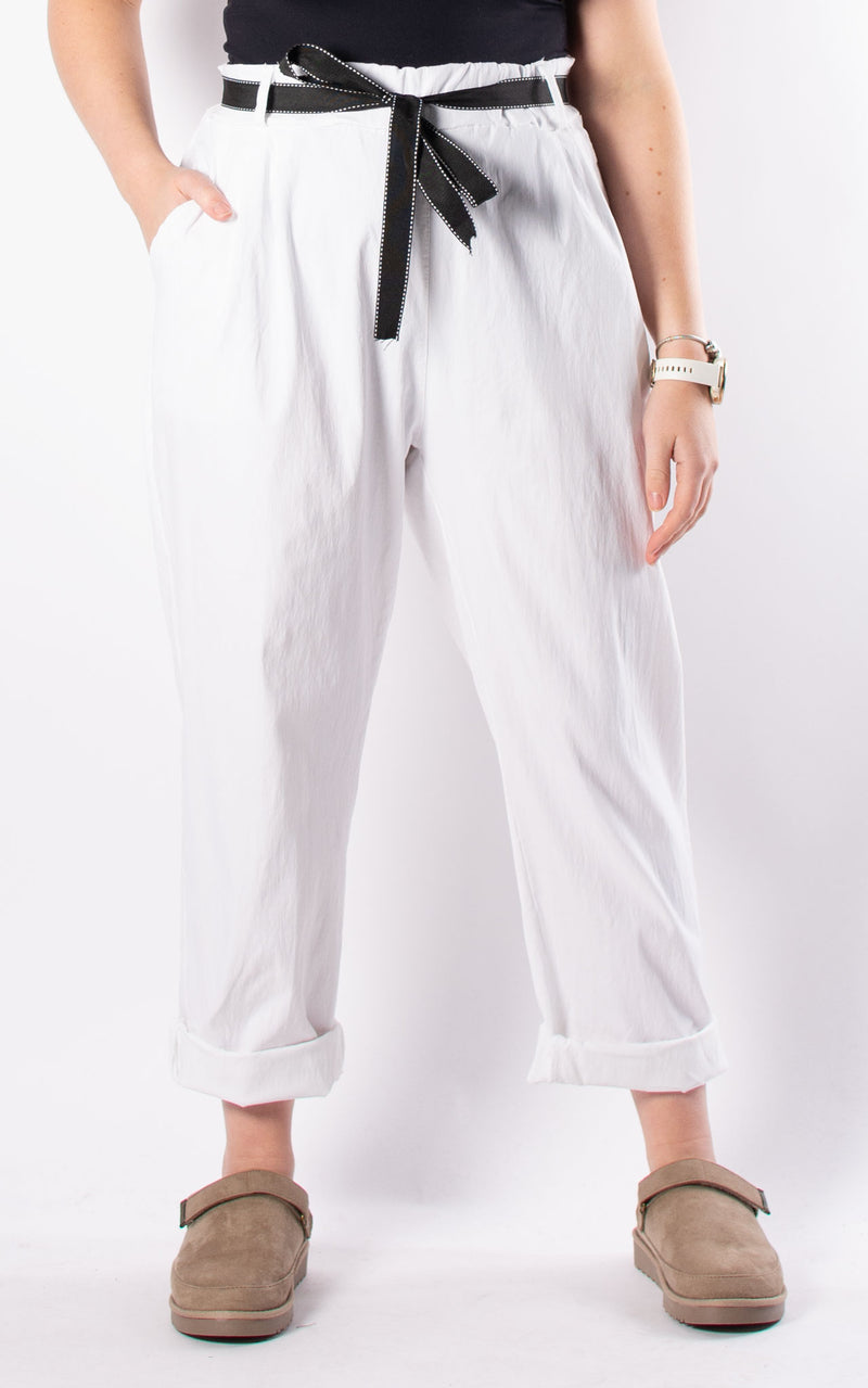 *PRE-ORDER* Mom Style Magic Trousers | White