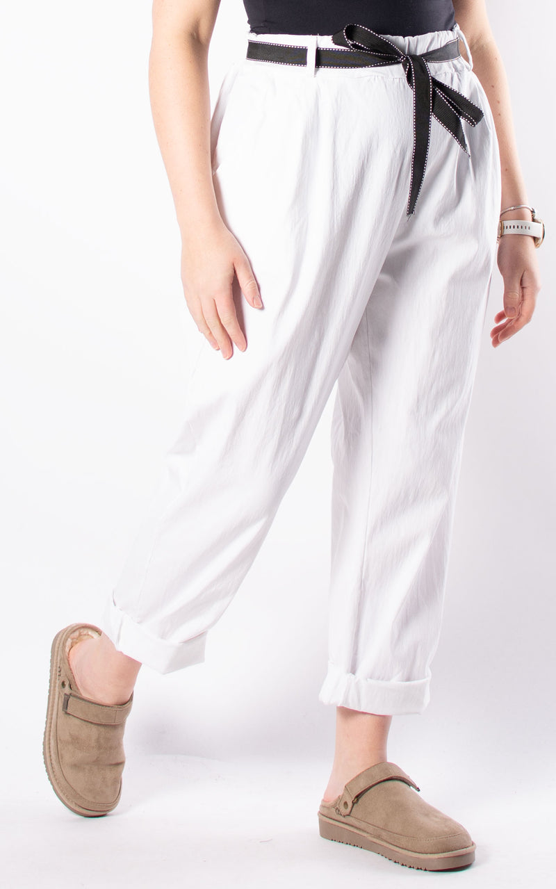 Mom Style Magic Trousers | White