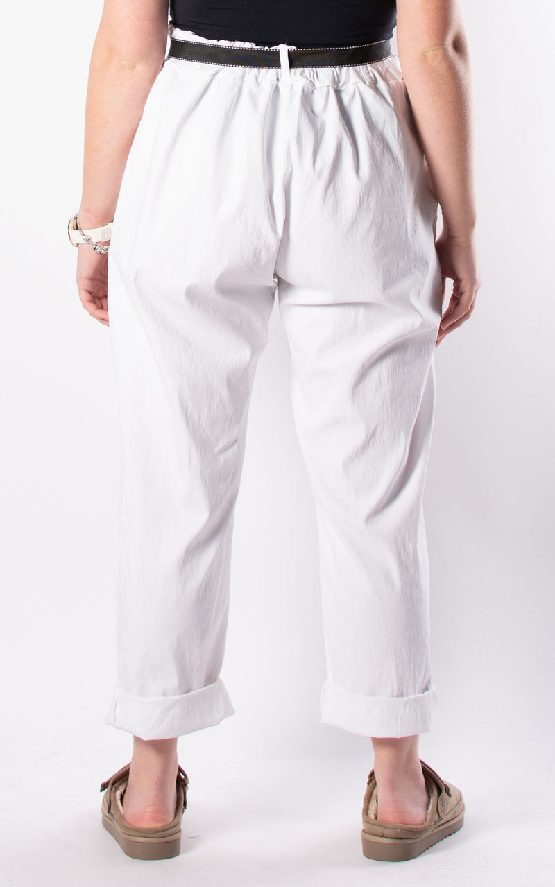 Mom Style Magic Trousers | White