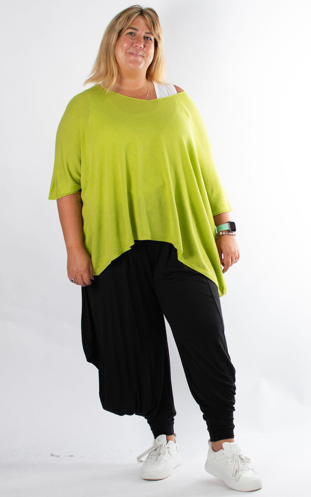 Monica Fine Knit | Moss Green