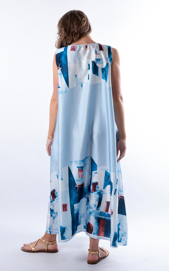 Mykonos Maxi Dress | Blue