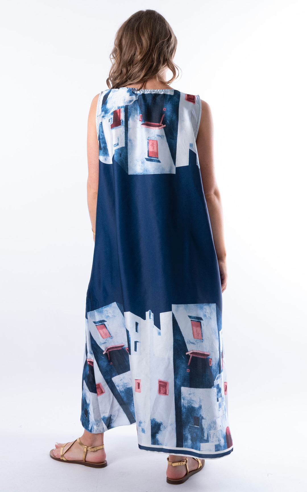 Mykonos Maxi Dress | Navy