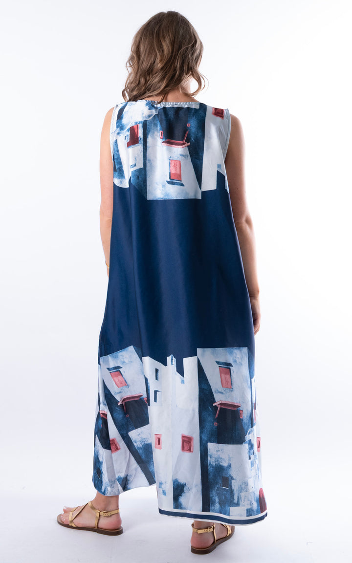 Mykonos Maxi Dress | Navy