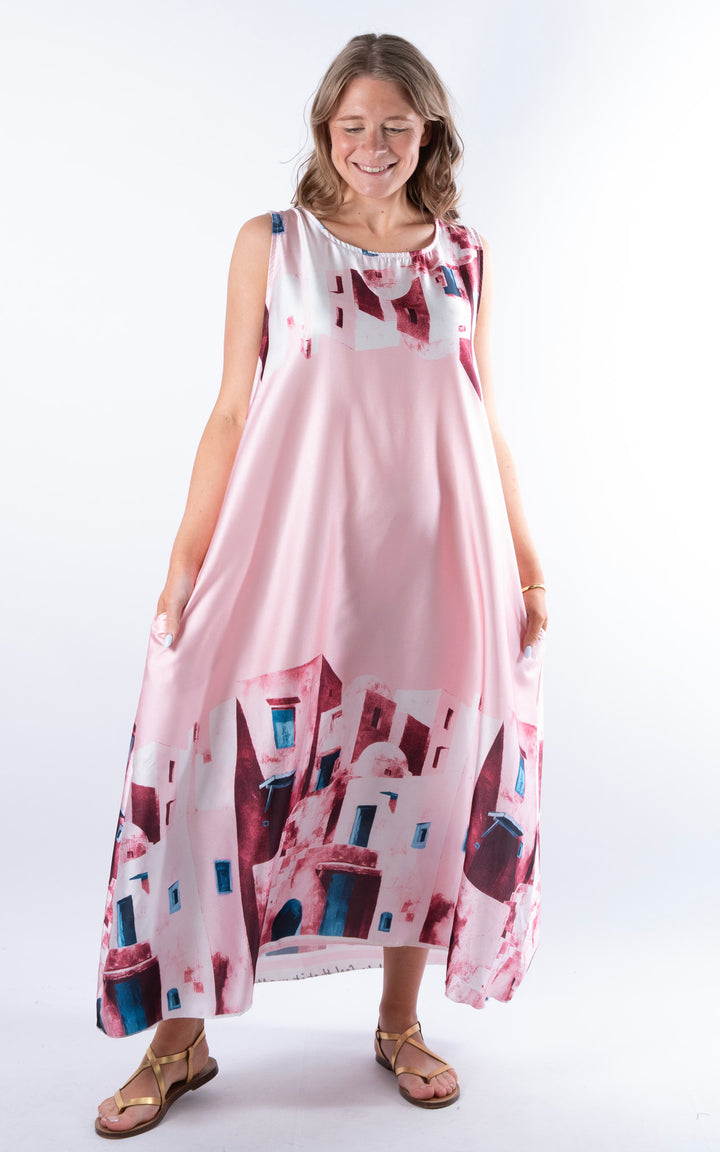 Mykonos Maxi Dress | Pink