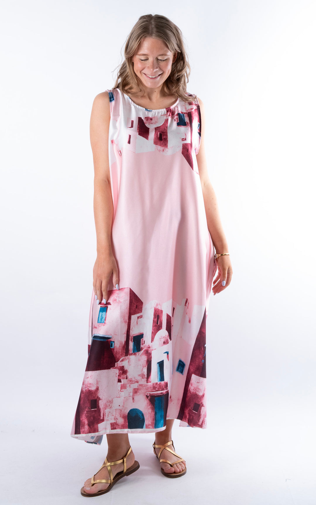 Mykonos Maxi Dress | Pink