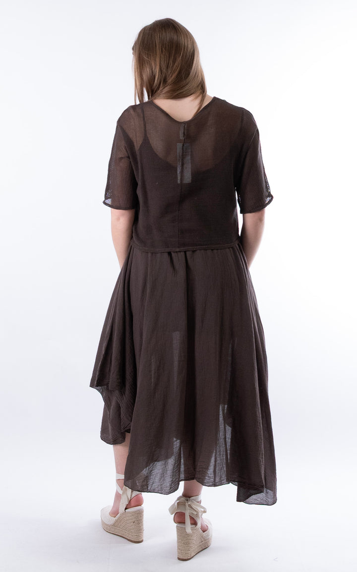 Nala Two-Piece Dress | Chocolate