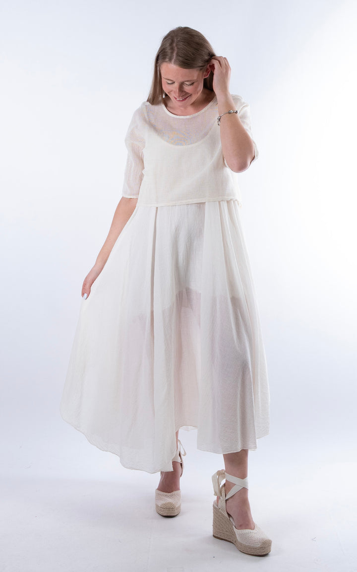 Nala Two-Piece Dress | Cream