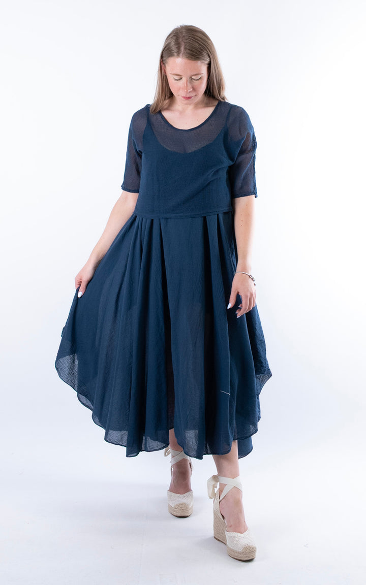 Nala Two-Piece Dress | Navy