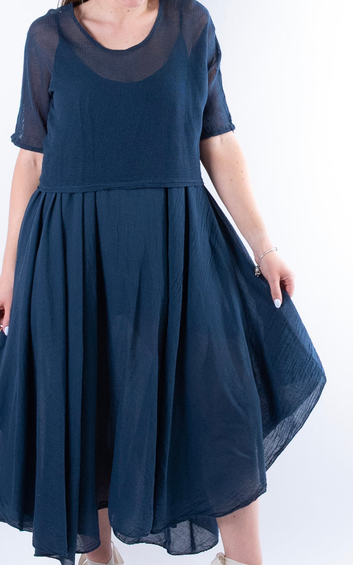Nala Two-Piece Dress | Navy