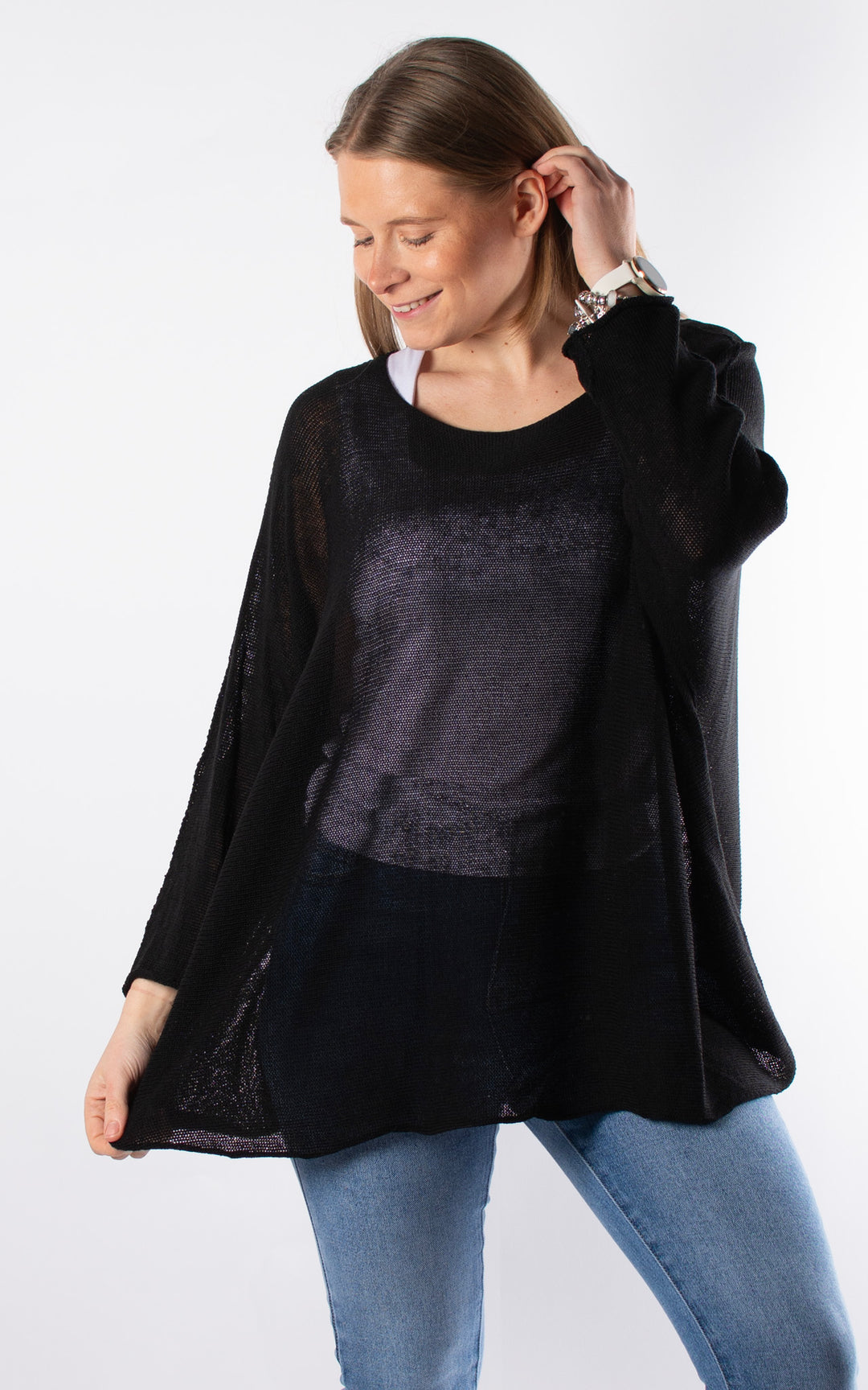 Nancy Fine Knit | Black