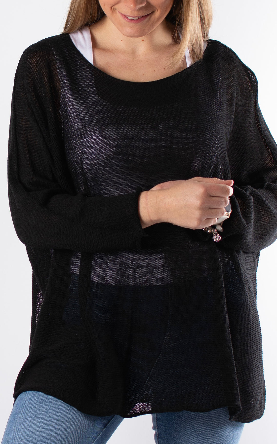 Nancy Fine Knit | Black