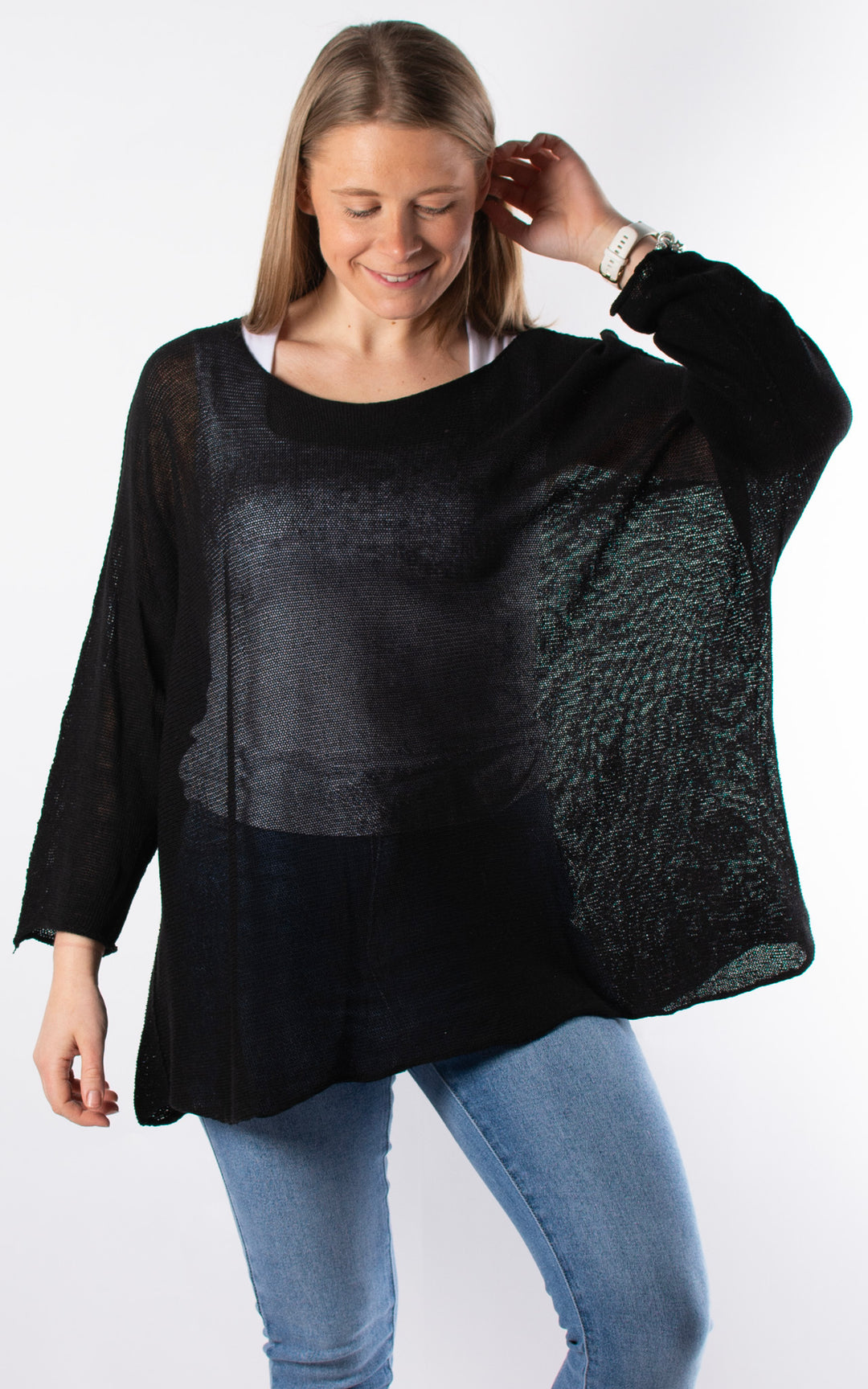 Nancy Fine Knit | Black