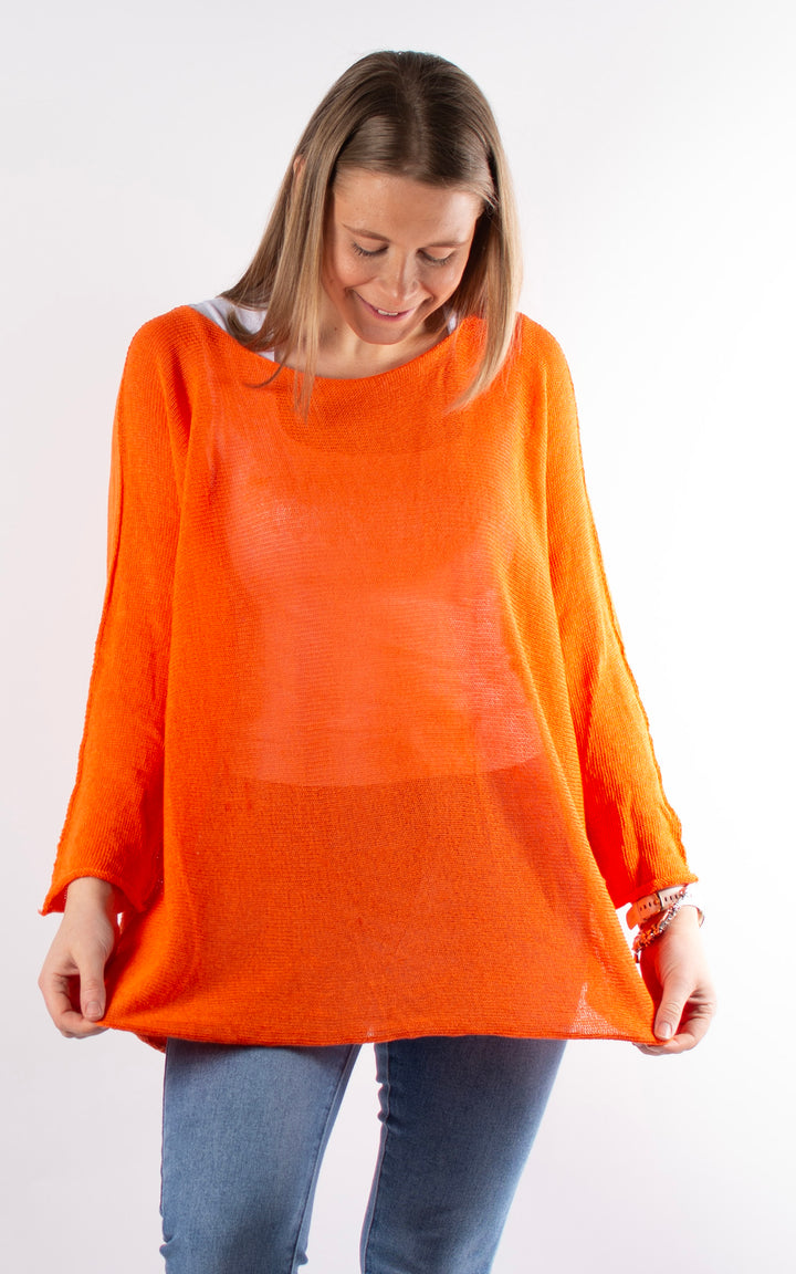 Nancy Fine Knit | Orange