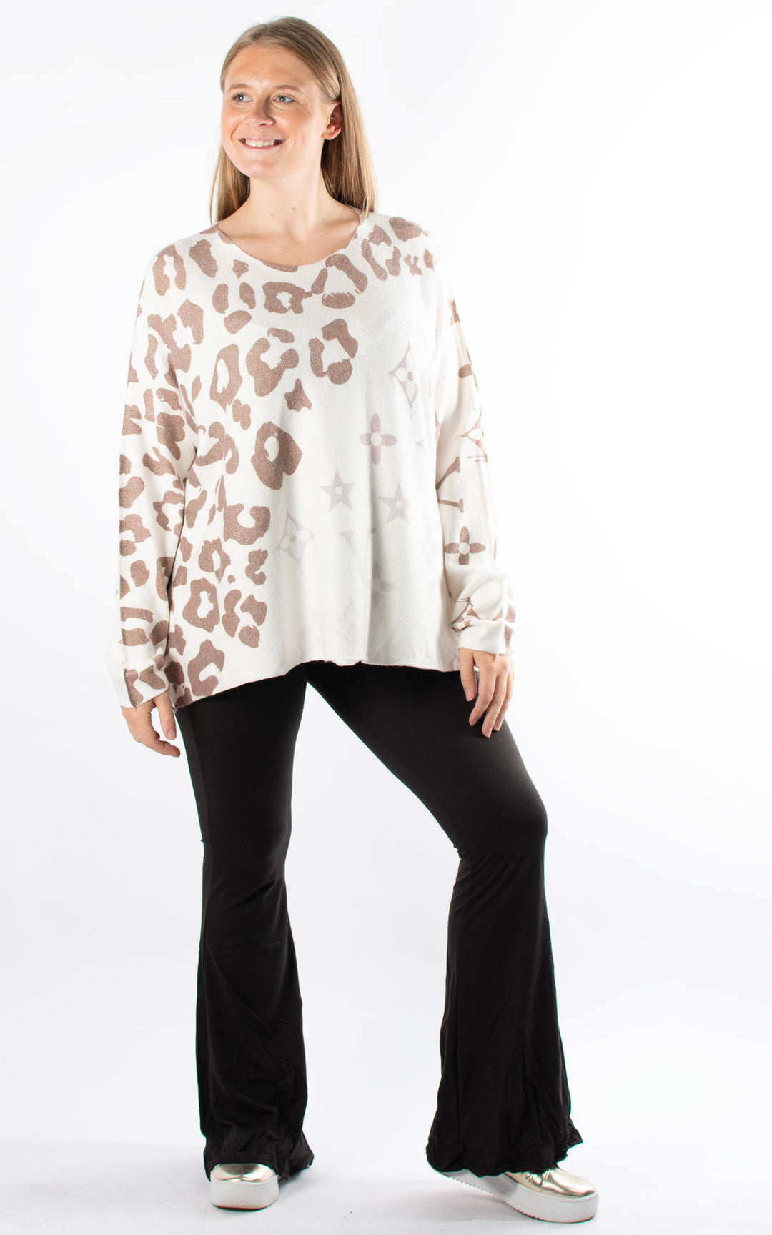 Naomi Thin Knit | Leopard | Mocha