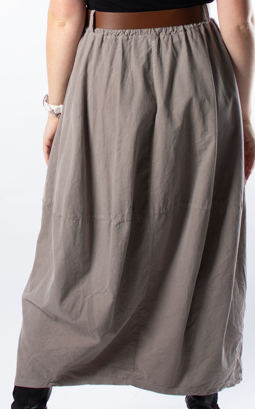 Needlecord Skirt | Beige