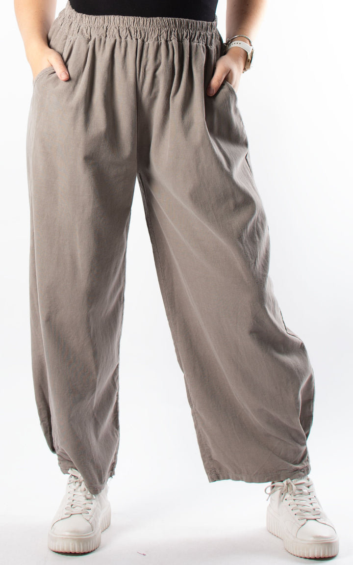 Needlecord Trousers | Beige