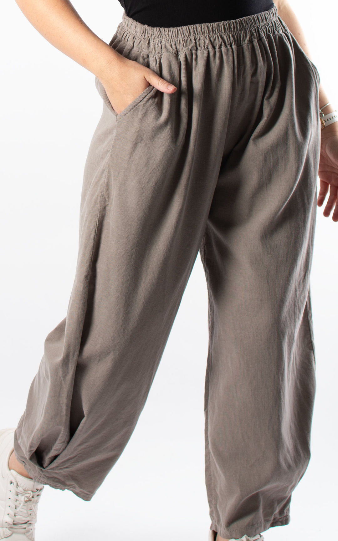 Needlecord Trousers | Beige
