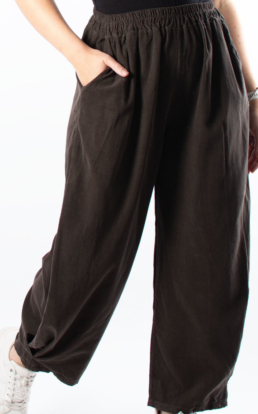 Needlecord Trousers | Chocolate