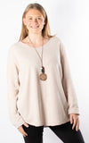 Nina Cord Top | Beige