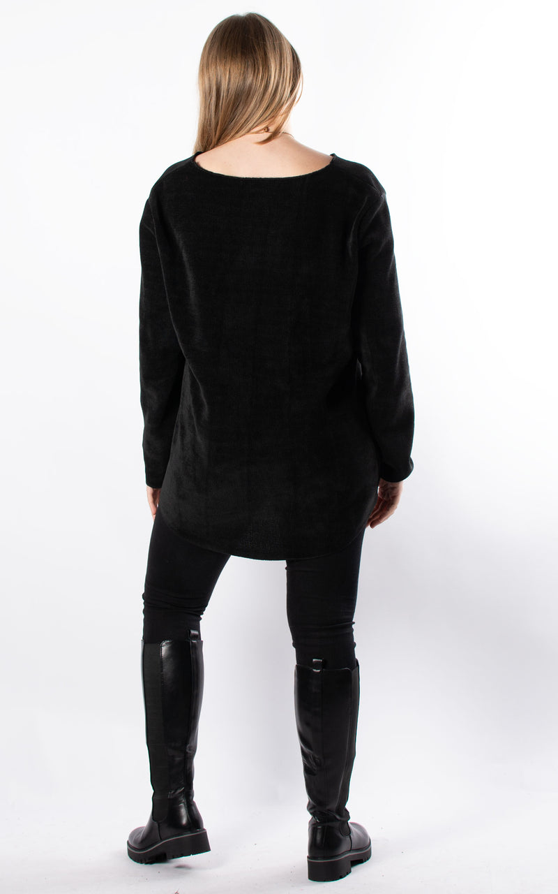 Nina Cord Top | Black