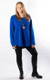 Nina Cord Top | Cobalt