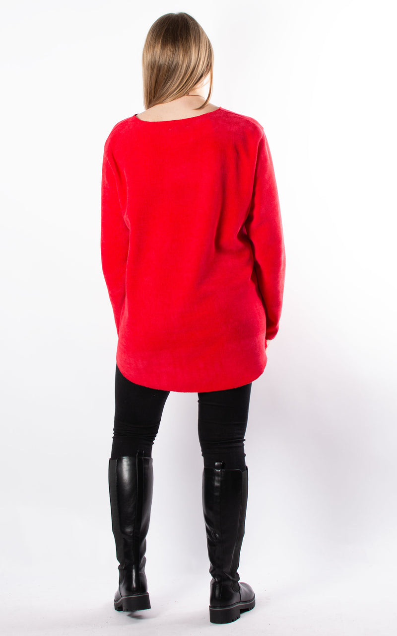 Nina Cord Top | Red