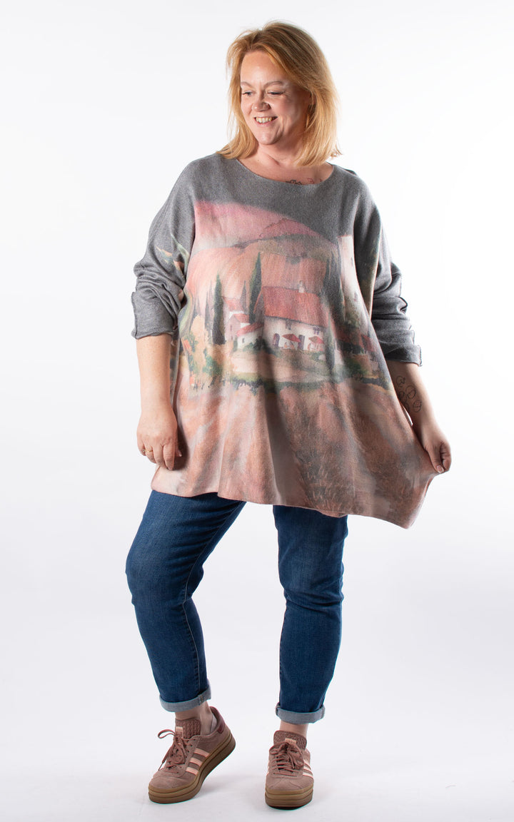 Noelle Thin Knit | Pink