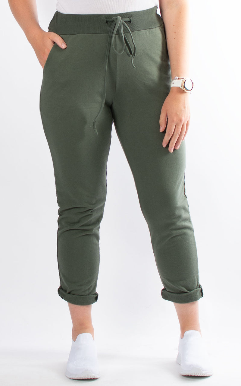 Nora Essential Jogger | Khaki