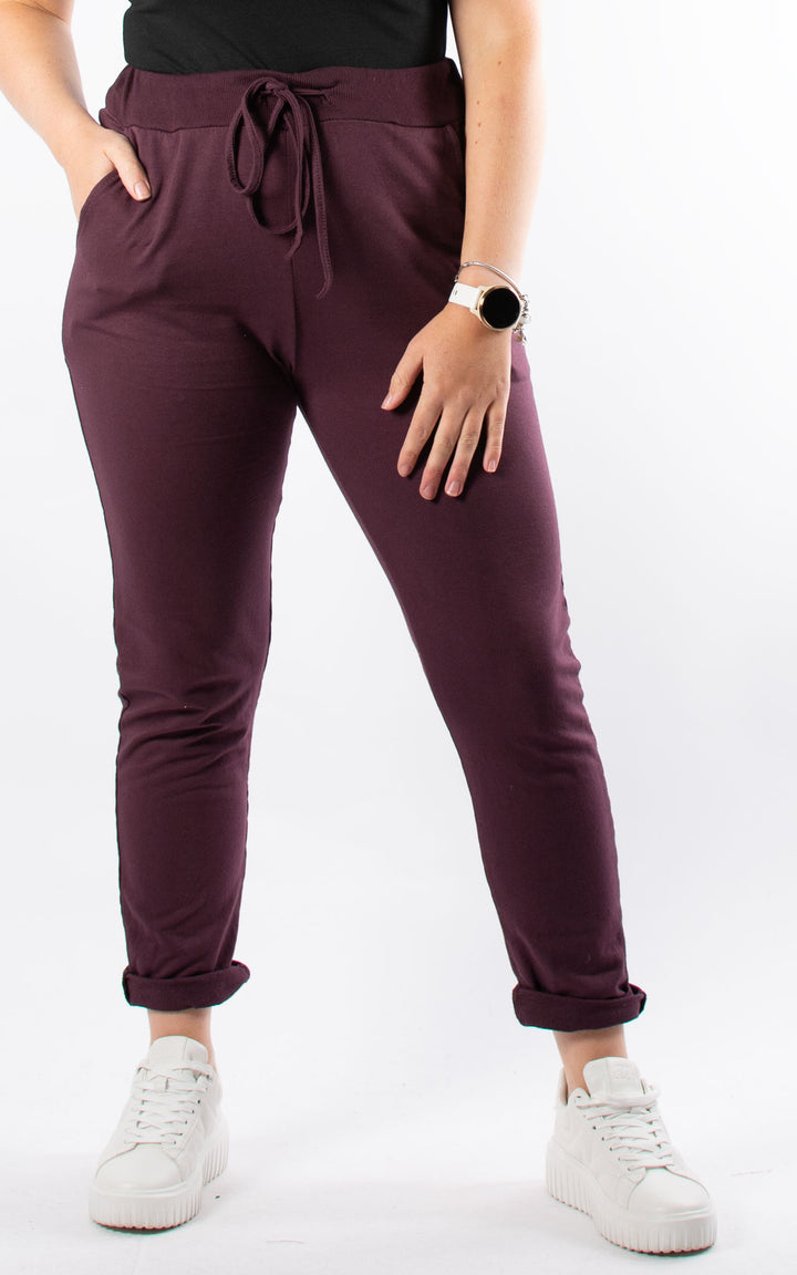 Nora Essential Jogger | Plum