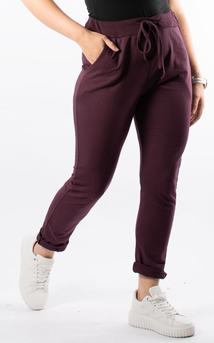 Nora Essential Jogger | Plum