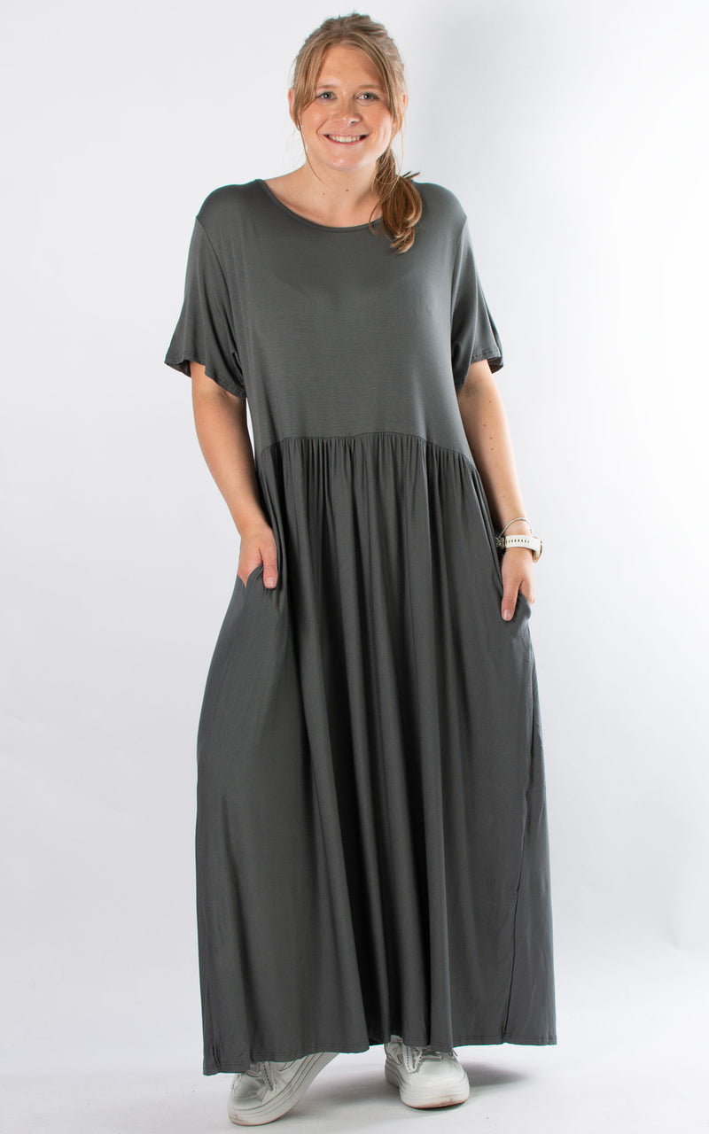 Nova Dress | Charcoal