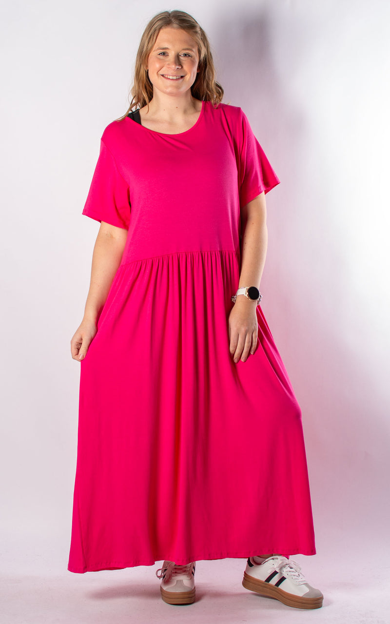 Nova Dress | Long | Hot Pink