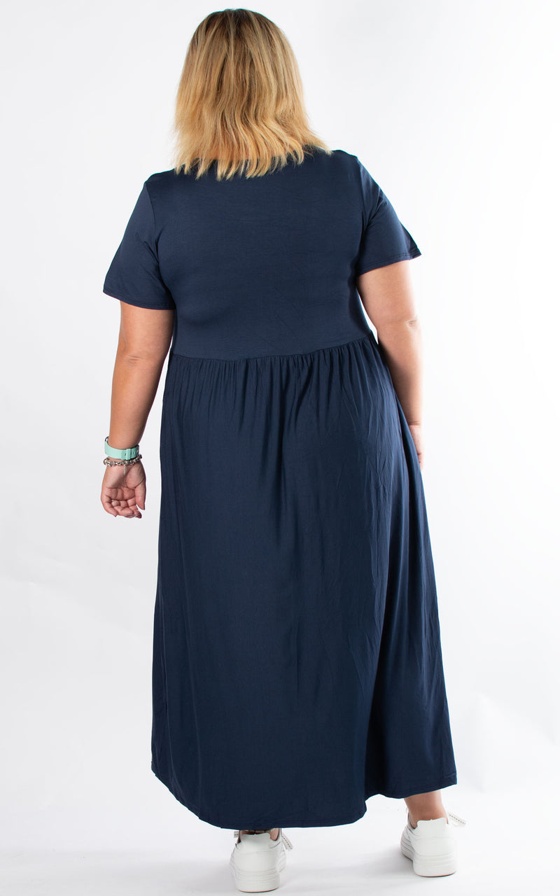 Nova Dress | Long | Navy