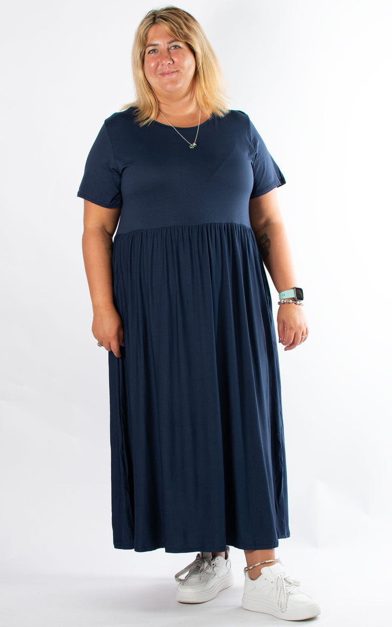 Nova Dress | Long | Navy