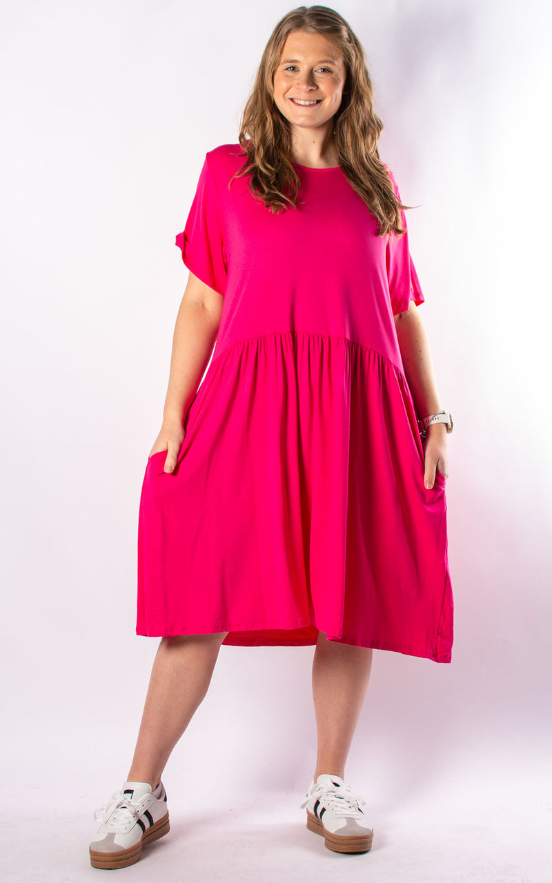 Nova Dress | Short | Hot Pink