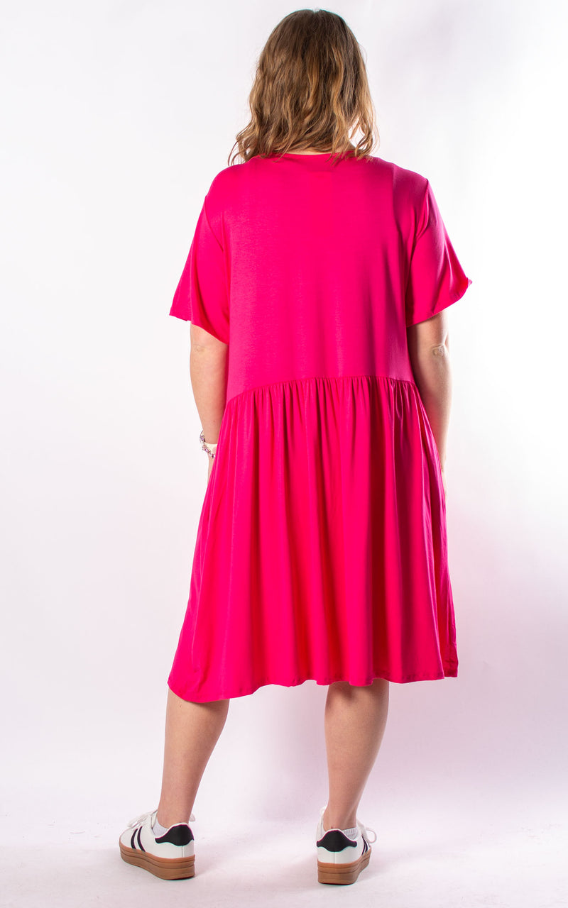 Nova Dress | Short | Hot Pink