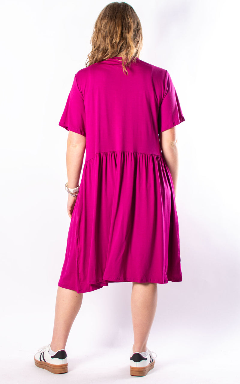 Nova Dress | Short | Magenta