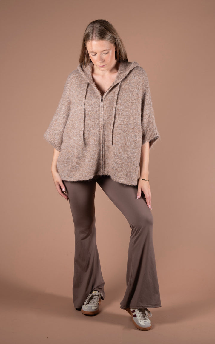 Nyla Zip Jacket | Biscuit