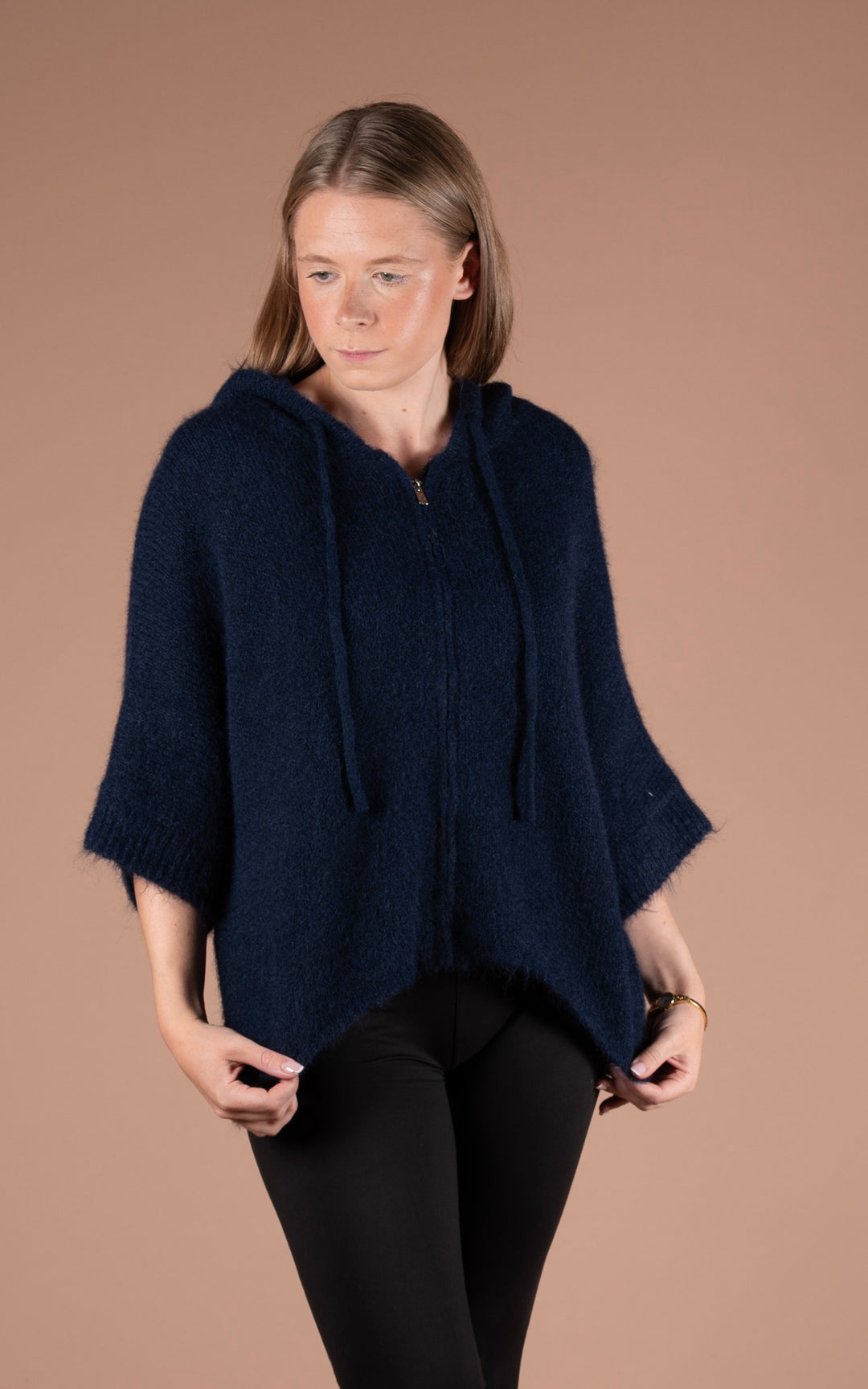 Nyla Zip Jacket | Navy