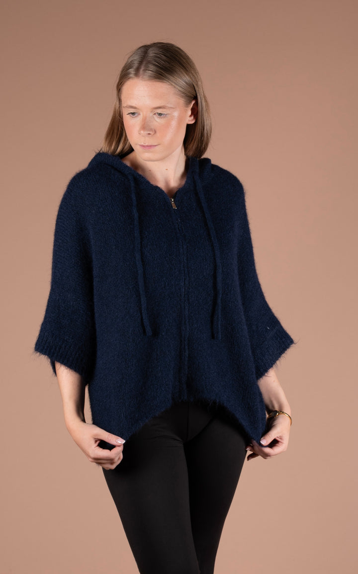 Nyla Zip Jacket | Navy