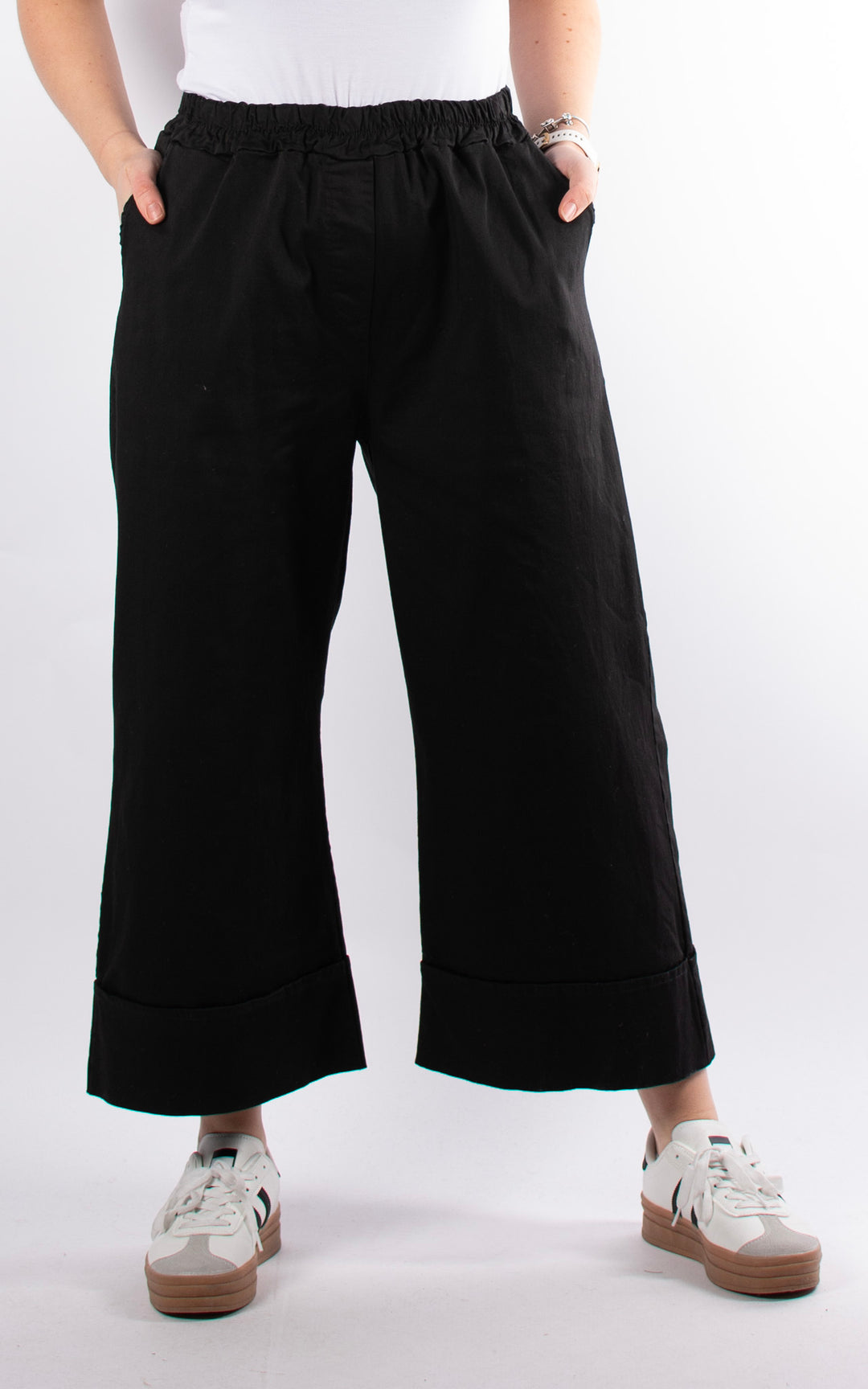 Oakley Wide Leg Trouser| Black