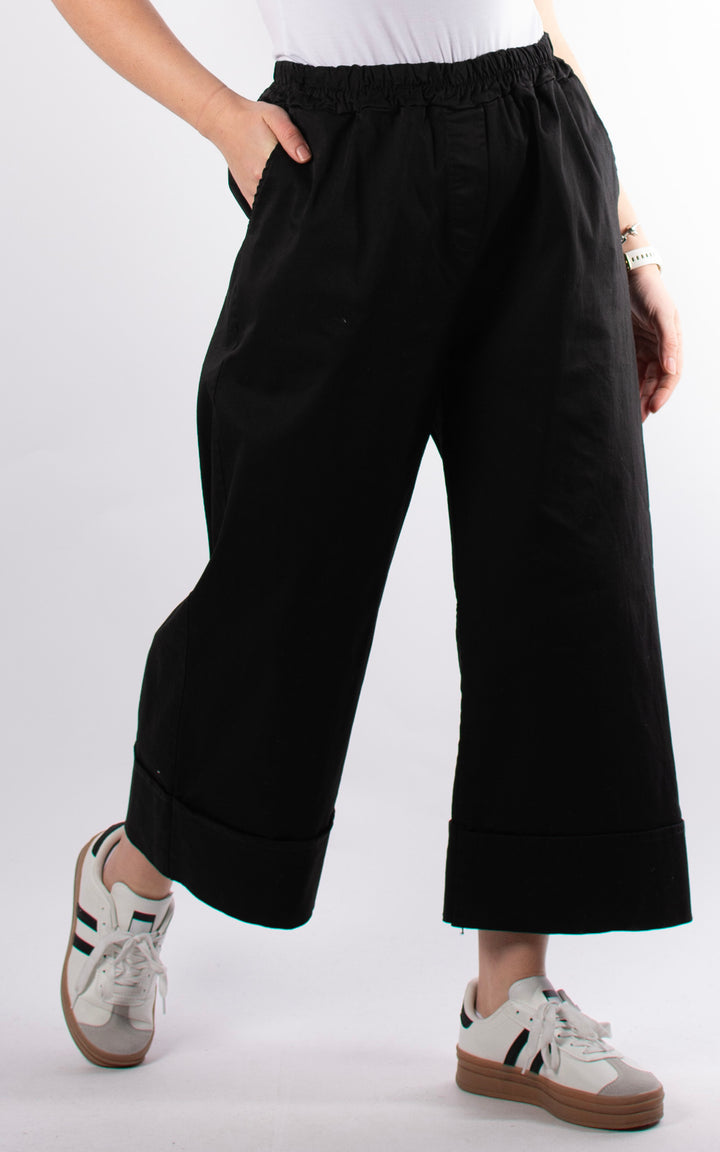 Oakley Wide Leg Trouser| Black