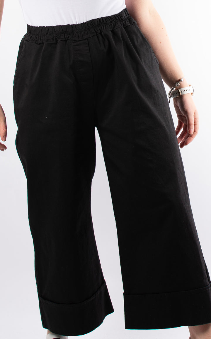 Oakley Wide Leg Trouser| Black