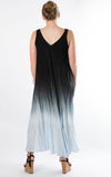 Ombre Dress | Sleeveless | Black & Grey