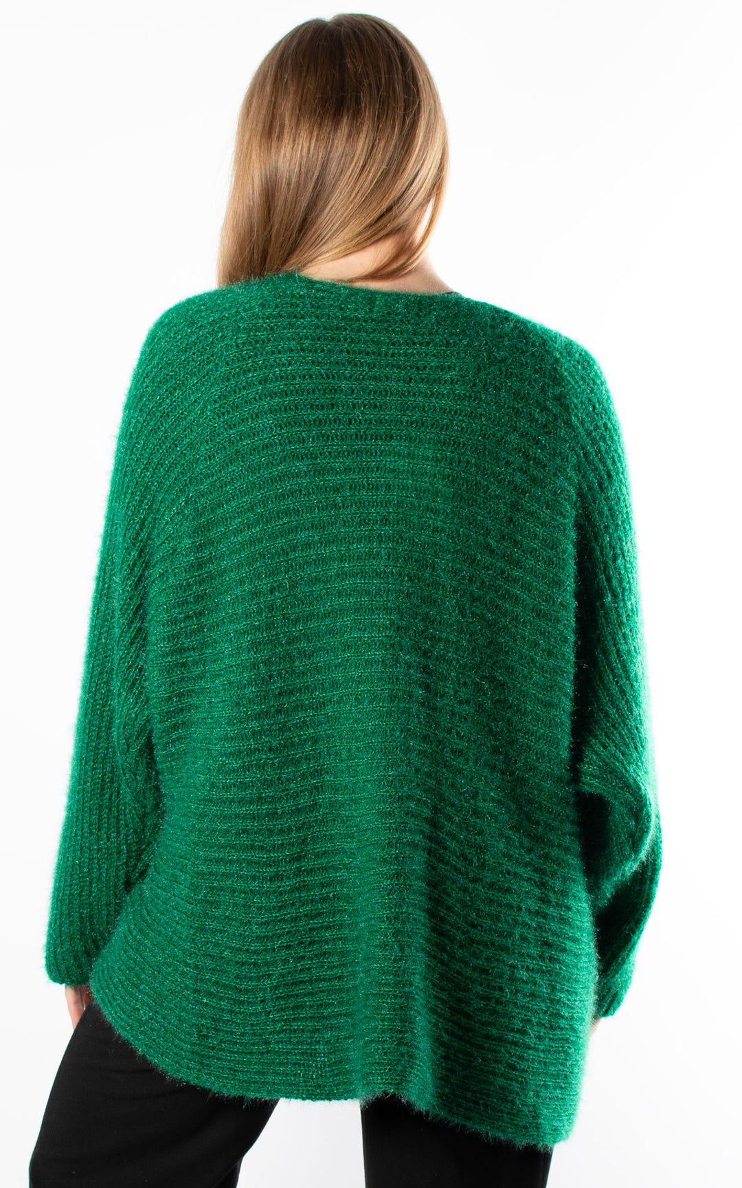 Open Knit Cardi | Green