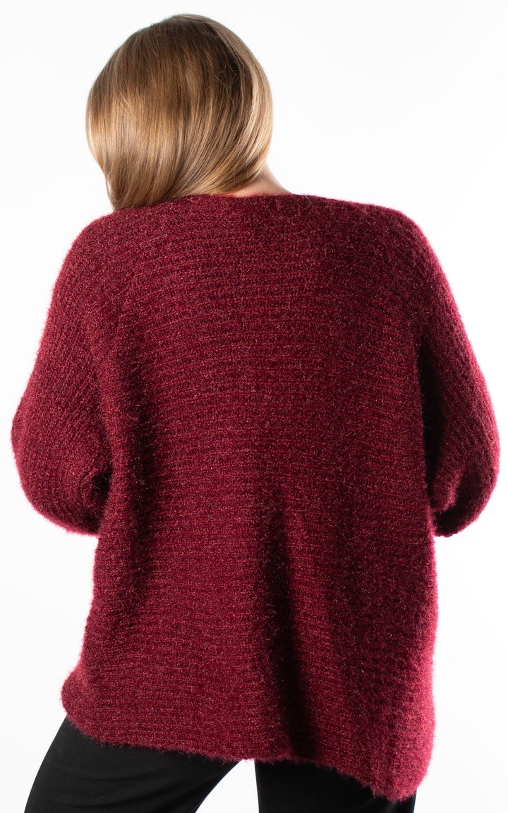 Open Knit Cardi | Mulberry