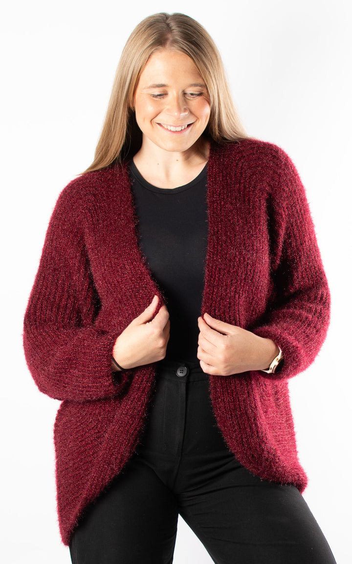 Open Knit Cardi | Mulberry
